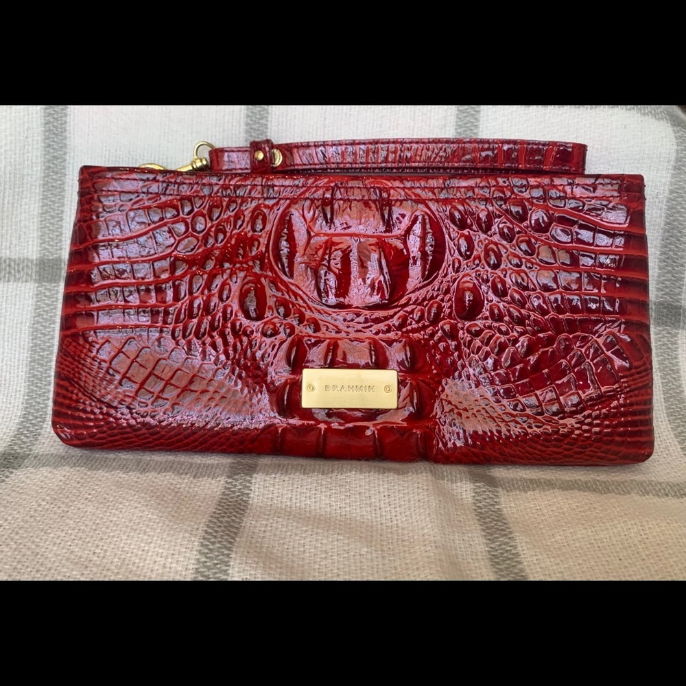 BRHAMIN Red Clutch/Wallet